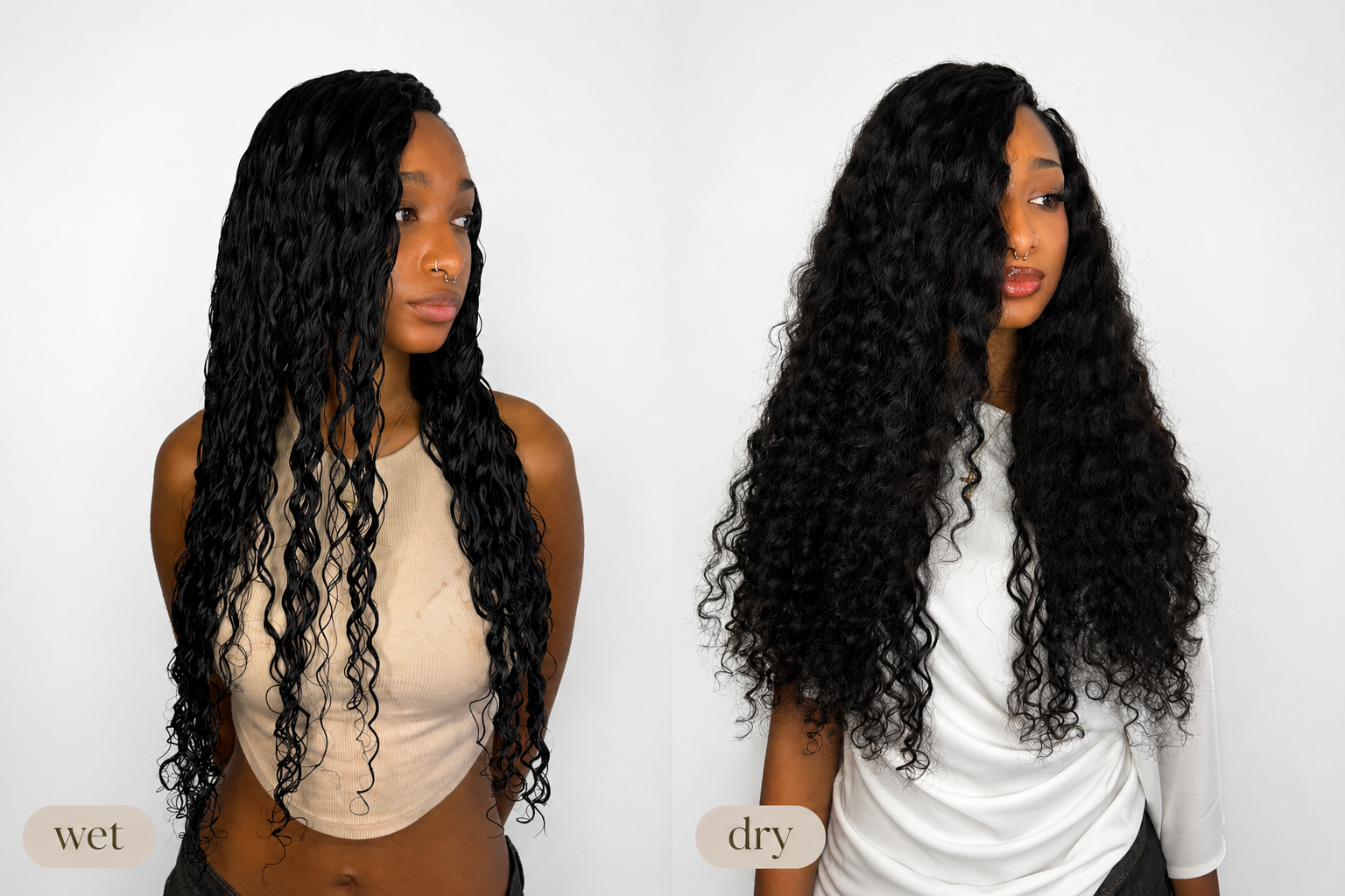 Riviera curls- Human Hair Crochet image 1